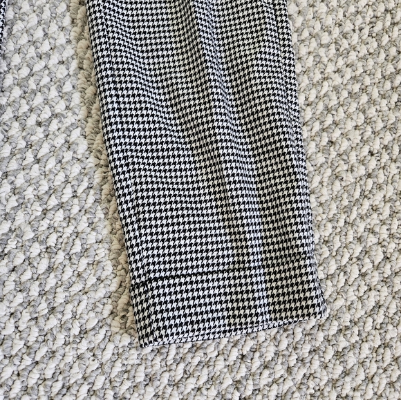 I-N-C International Concepts Glitz Runway Mid Rise Tapered Leg Reg Houndstooth - Picture 5 of 12